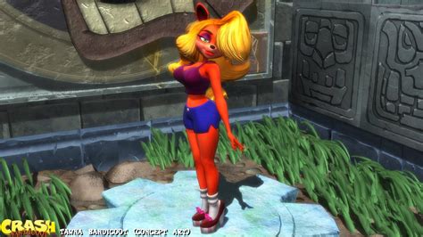 Mmd Model Tawna Bandicoot Concept Art Dl By Sab64 On Deviantart