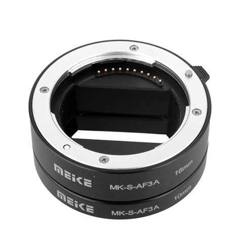 Ngàm chụp Macro Meike MK S AF3A Auto Focus Extension Tube 10mm 16mm cho