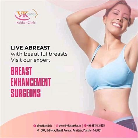 Get The Breast Enhancement Surgery Done With Us To