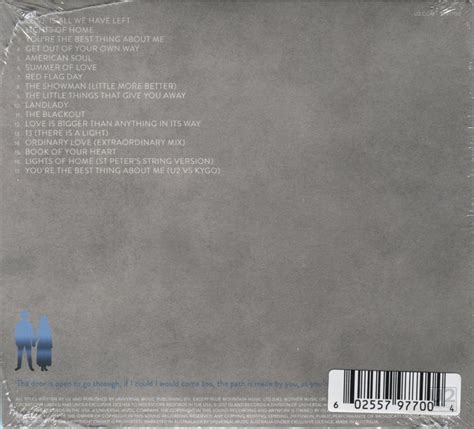 Deluxe 17-track version of the album for the Australian market. Back of ...