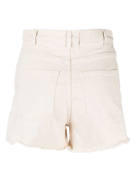 Lorena Antoniazzi Hoch Sitzende Jeans Shorts Nude FARFETCH DE
