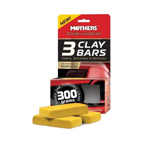 Mothers California Gold 3 Clay Bars 300g 657242