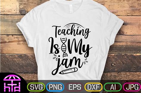 Teaching Is My Jam Svg Png Graphic By The Printable · Creative Fabrica