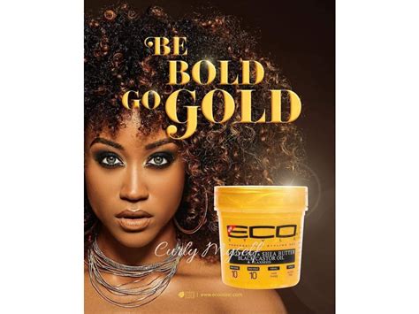 Eco Styler Gold Olive Shea Butter Black Castor And Flaxseed Gel Nejvoňavější Gel Curlymyself