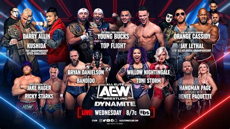 Aew Dynamite Preview Full Card January Aipt