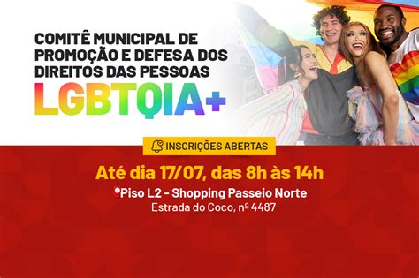 Comit Dos Direitos Dos Lgbtqia De Lauro De Freitas Abre Inscri Es