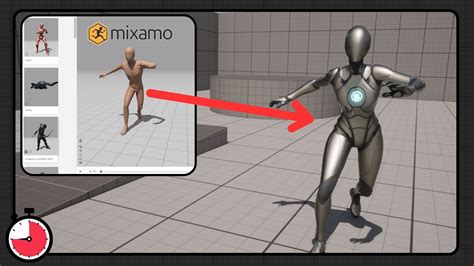 Mixamo To Unreal Engine Mannequin In 45 Seconds YouTube