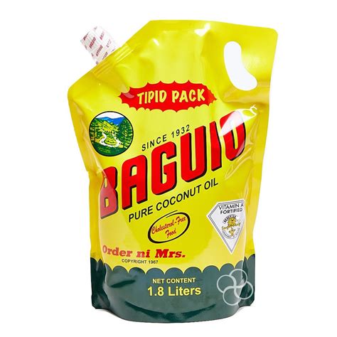 Baguio Pure Coconut Oil 1 8L Lazada PH