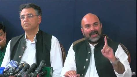 Pti Senior Leader Asad Umar And Taimur Jhagra Important Press