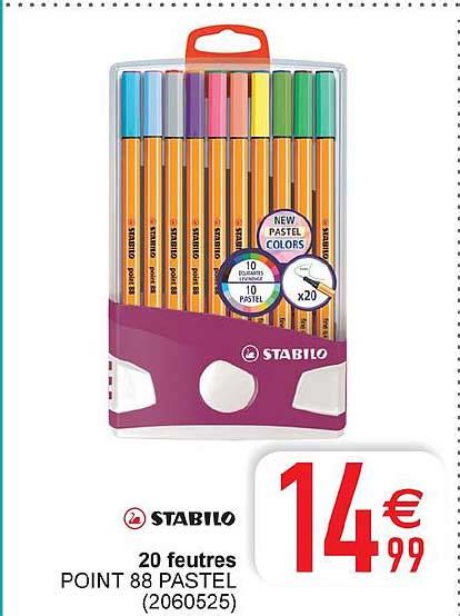 Promo Feutres Pastel Stabilo Chez Cora Icatalogue Fr