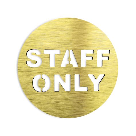 Staff Only Sign Staff Sign Employees Only Sign Office - Etsy