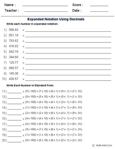 Write Decimal In Standard Form Calculator