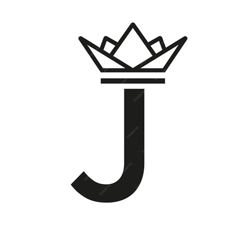 Premium Vector Initial Letter J Crown Logo Crown Logo For Beauty Fashion Star Elegant Luxury Sign