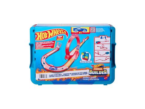 Køb Hot Wheels Track Builder Flame Stunt Pack hos Superhelten Legetøj