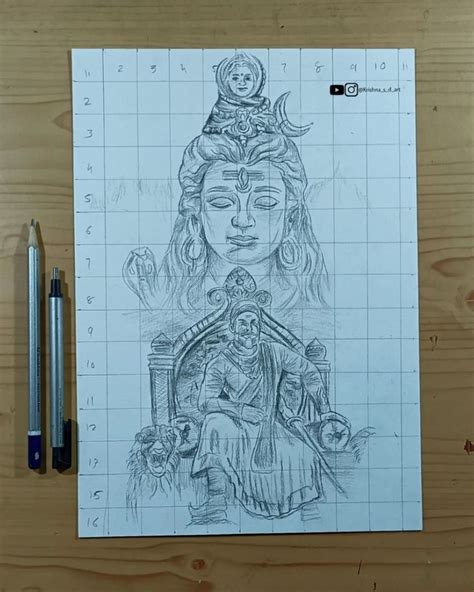 Pin By Seema Shewaramani On Mahadev Buddhist Art Drawing Shiva Art