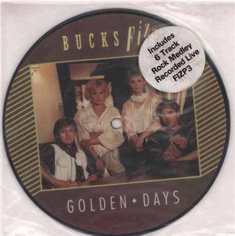 Bucks Fizz Golden Days UK 7 Vinyl Picture Disc 7 Inch Picture Disc