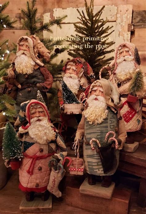 Buttermilk Primitives Santas Handmade Santas Online Store