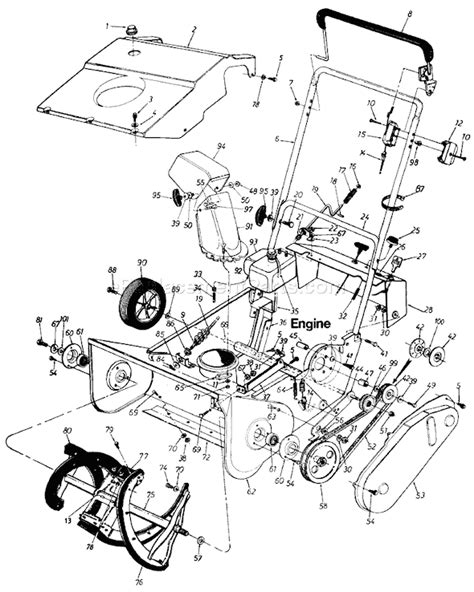 Mtd Snowblower Belt Diagram - General Wiring Diagram