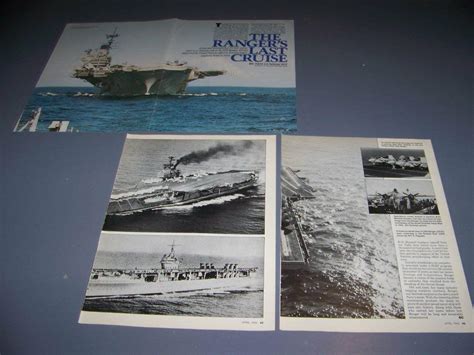 VINTAGE..USS RANGER (CV-61) ..HISTORY/PHOTOS/DETAILS..RARE! (354S ...