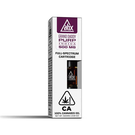 Grand Daddy Purp 0 5g Vape Cartridge From AbsoluteXtracts On Bud