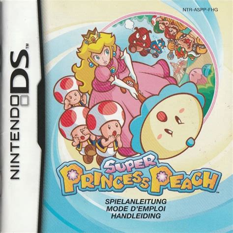 Super Princess Peach Nintendo Ds Box Cover Art Mobygames