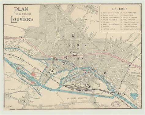 Ressource Louviers Plan De La Ville De Louviers Mnesys