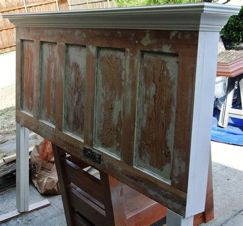 Old Door Headboard By Vintage Headboards Headboard From Old Door