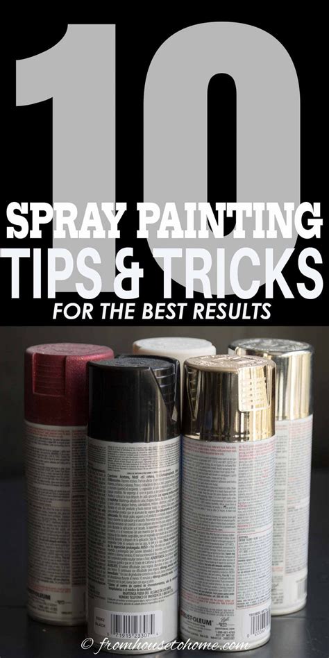 10 Spray Painting Tips And Tricks For Creating A Smooth Finish