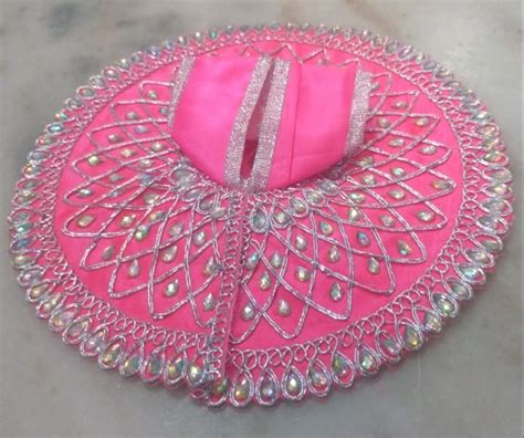 Satin Silk Pink Laddu Gopal Dress For Home At Rs Piece In Mathura