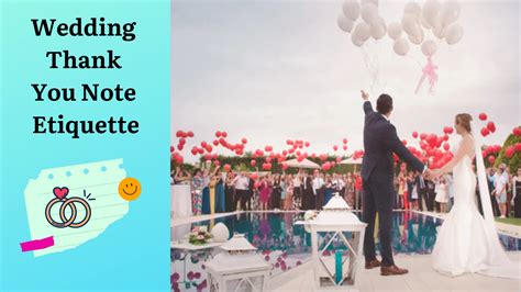 Wedding Thank You Note Etiquette - The Thank You Notes Blog