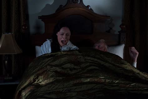 Margaret Brackenreid (Arwen Humphreys) wakes Inspector Brackenreid ...