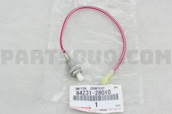 SWITCH ASSY COURTESY LAMP FOR FRONT DOOR 8423128010 Toyota Parts