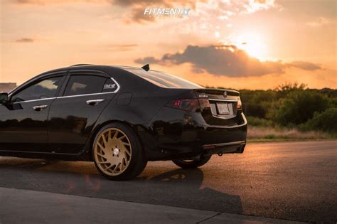 2012 Acura TSX Base With 20x10 5 Vossen Vle 1 And Nitto 245x40 On Stock