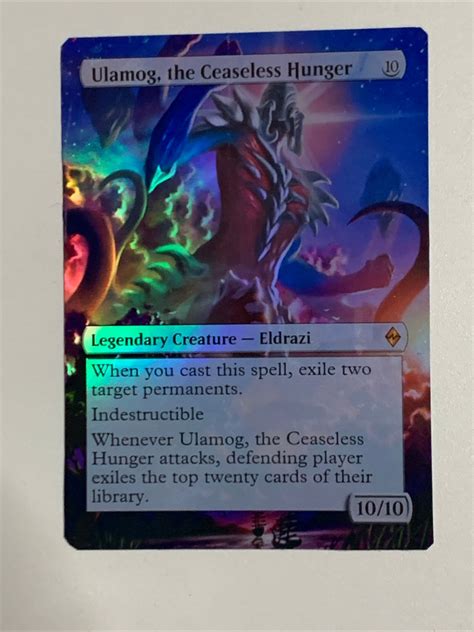 Ulamog The Ceaseless Hunger Full Art Foil Proxy Etsy