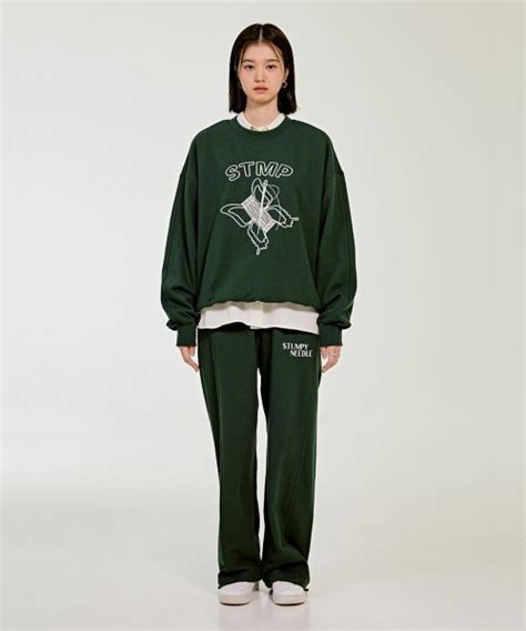 Musinsa Stumpynee Line Sweatpants Green