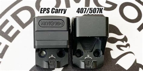 Holosun 407k507k X2 Vs Eps Carry Size Comparison Photos Video Freedom Gorilla