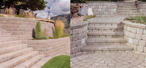 Retaining Wall Calgary Retaining Wall Block Alomar Brick And Stone