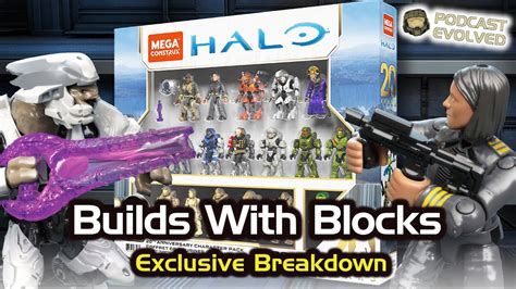 Mega Construx Halo Th Anniversary Pack Exclusive Breakdown Builds