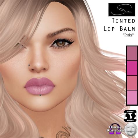 Second Life Marketplace [stellar] Tinted Lip Balm Pinks Omega