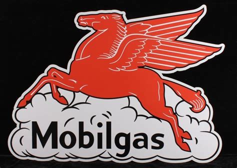 Mobilgas Pegasus Advertising Sign