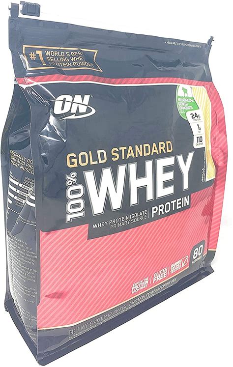 Buy Optimum Tion Gold Standard Whey Protein Vanilla Flavor Lb