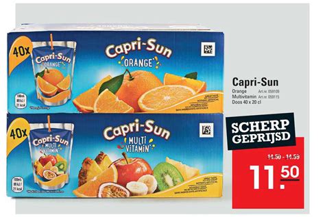 Capri Sun Orange Of Multivitamine Aanbieding Bij Sligro 1Folders Nl