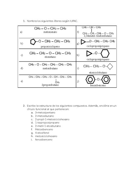 Ejercicio Carbono El Carbono Y Sus Compuestos Tecmilenio Studocu