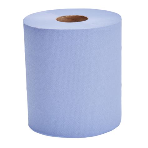 School Centrefeed Hand Towels Two Ply Blue 190mmw X 150ml Pack 6