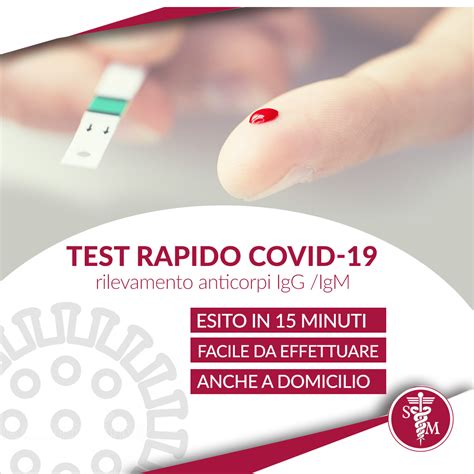 Test Rapido COVID 19 IgM IgG Sabina Medica