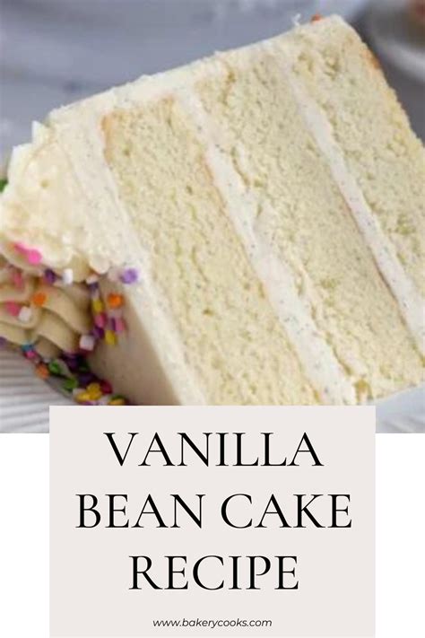 Heavenly Vanilla Bean Cake Recipe