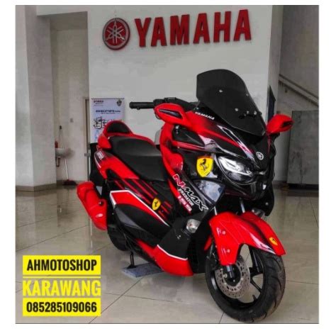 Jual Fullbody New Yamaha Nmax Predator Perpaduan Warna Merah Dan