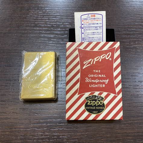 【目立った傷や汚れなし】19153b Zippo コカ・コーラ Coca Cola ジッポ Solid Brass ソリッドブラス 1937