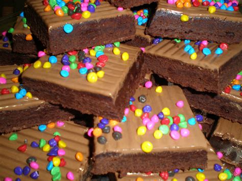 Brownies with Rainbow Bits by amysalmon on DeviantArt