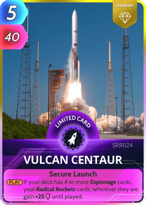 Vulcan Centaur Cards The Universe And Everything Wiki Fandom